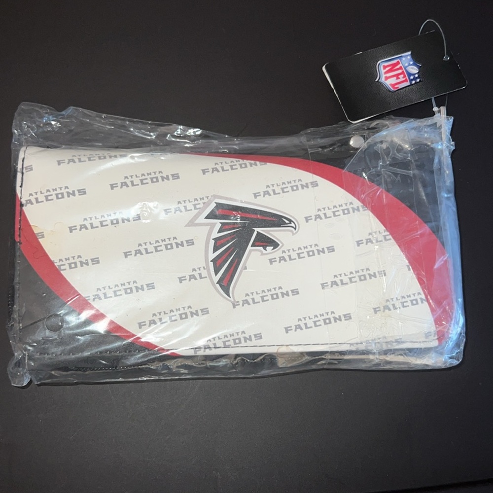 Officially Licensed NFL Atlanta Falcons Curve Zip Organizer Wallet